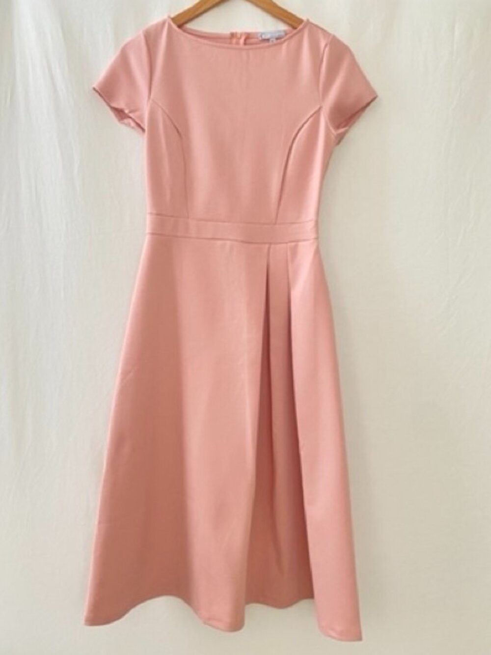 Cefian Light Pink Midi Dress